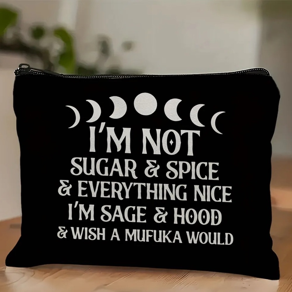 I’m Not Sugar & Spice Cosmetic Bag - NEW